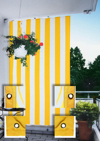 Kit completo toldo vertical - unicolor blanco