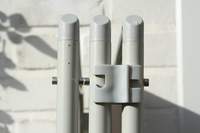 Biombo - 3 elementos - color gris claro