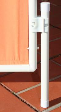 Biombo - 1 elemento - color terracotta