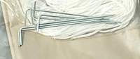 Estaca de fijaci�n 4x - 5x200 mm galvanizado