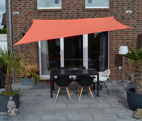 Toldo / vela rectangular  - 2,5 x 3 m - color uni terracotta