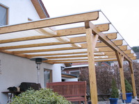 Sonnensegel Wintergarten - 91 x 220 cm - uni wei�