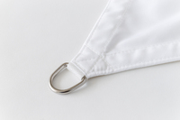 Toldo / Vela triangular 460 cm - polister - blanco