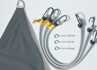 Toldo / Vela triangular 460 cm - polister - antracita