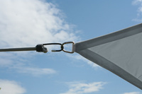 Toldo / Vela triangular 460 cm - polister - antracita