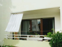 Toldo de Sol prefabricado 270x140 cm - unicolor blanco