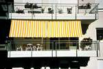 Kit completo Balc�n-II con toldo de sol 270 x 140 cm rayas blanco amarillo #10
