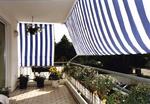 Kit completo toldo vertical - Rayas de bloco azul-blanco #11