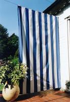 Kit completo toldo vertical - Rayas de bloco azul-blanco #12