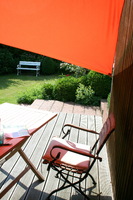 Toldo / Vela triangular 460 cm - polister - terracota #7