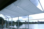 Toldo de Sol prefabricado 270x140 cm - unicolor blanco #22