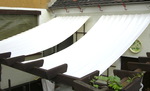 Toldo de Sol prefabricado 270x140 cm - unicolor blanco #18